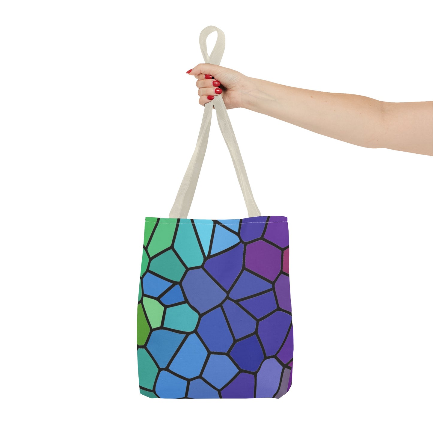 Dark Stained Glass Tote Bag