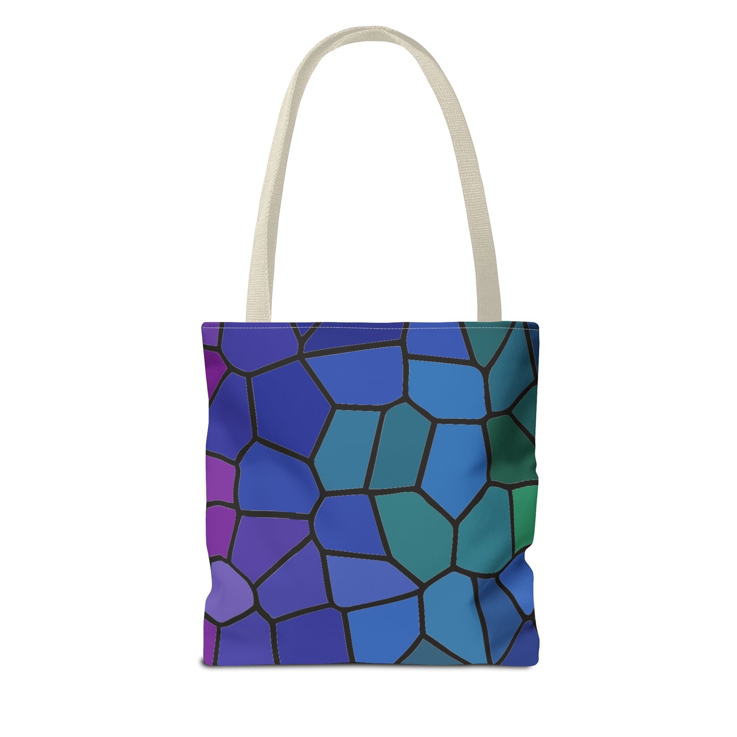 Dark Stained Glass Tote Bag