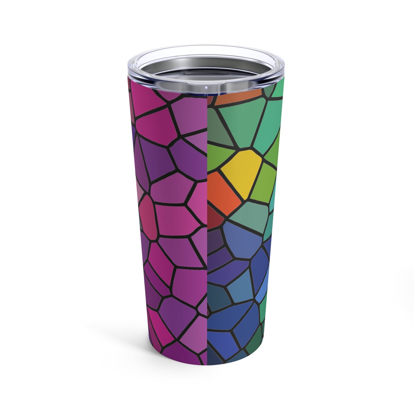 Dark Stained Glass Tumbler 20oz