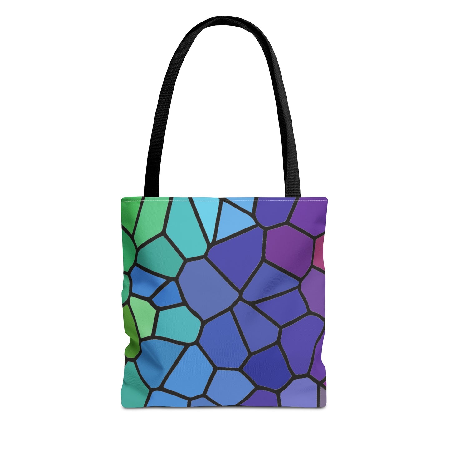 Dark Stained Glass Tote Bag