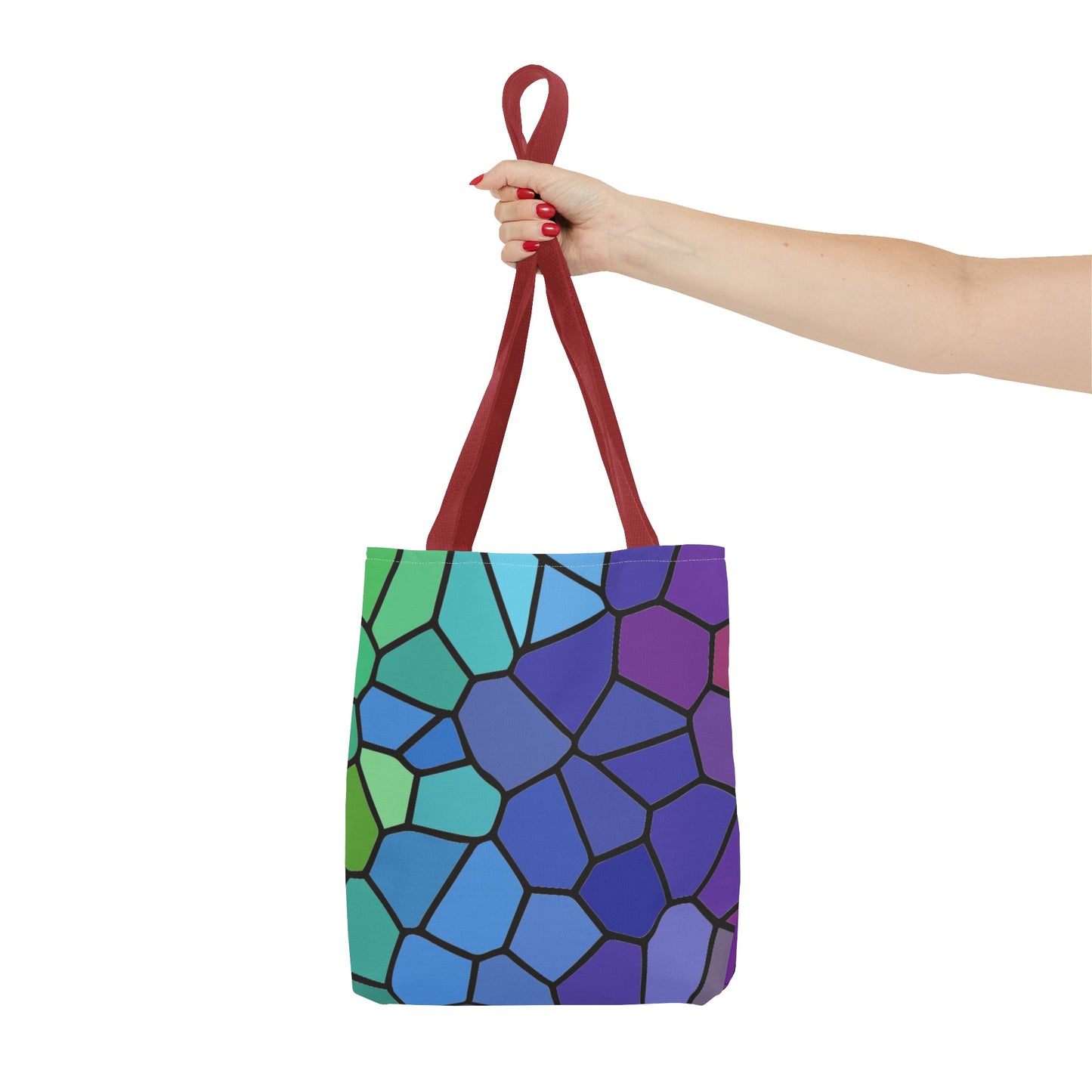 Dark Stained Glass Tote Bag