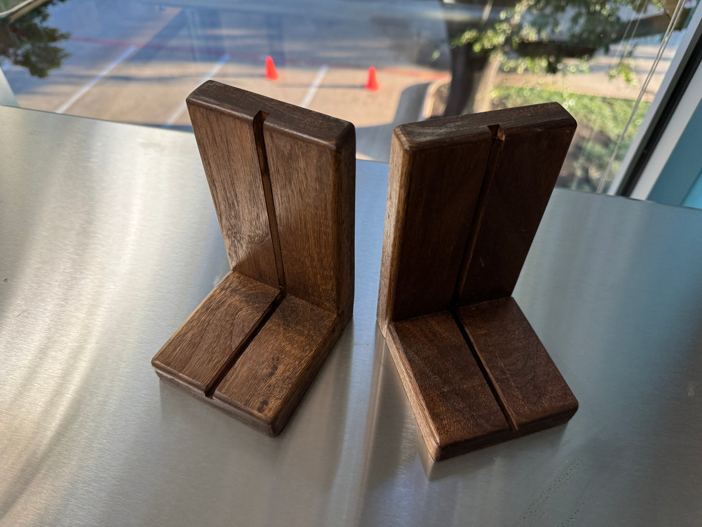 Walnut Bookends