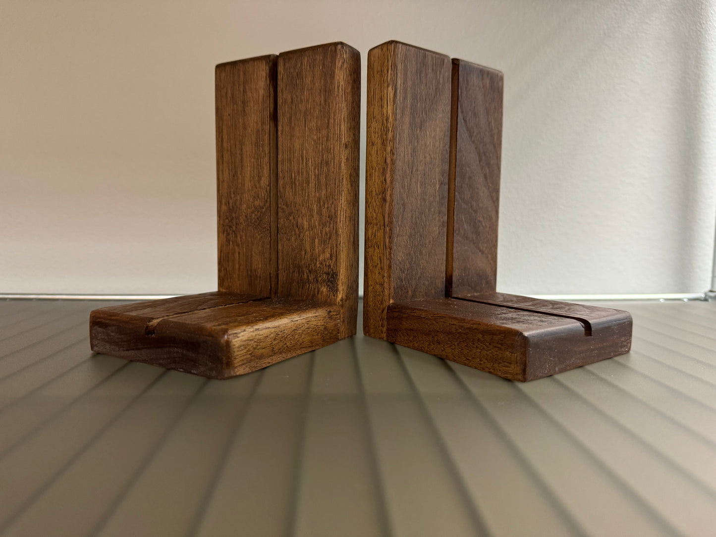 Walnut Bookends