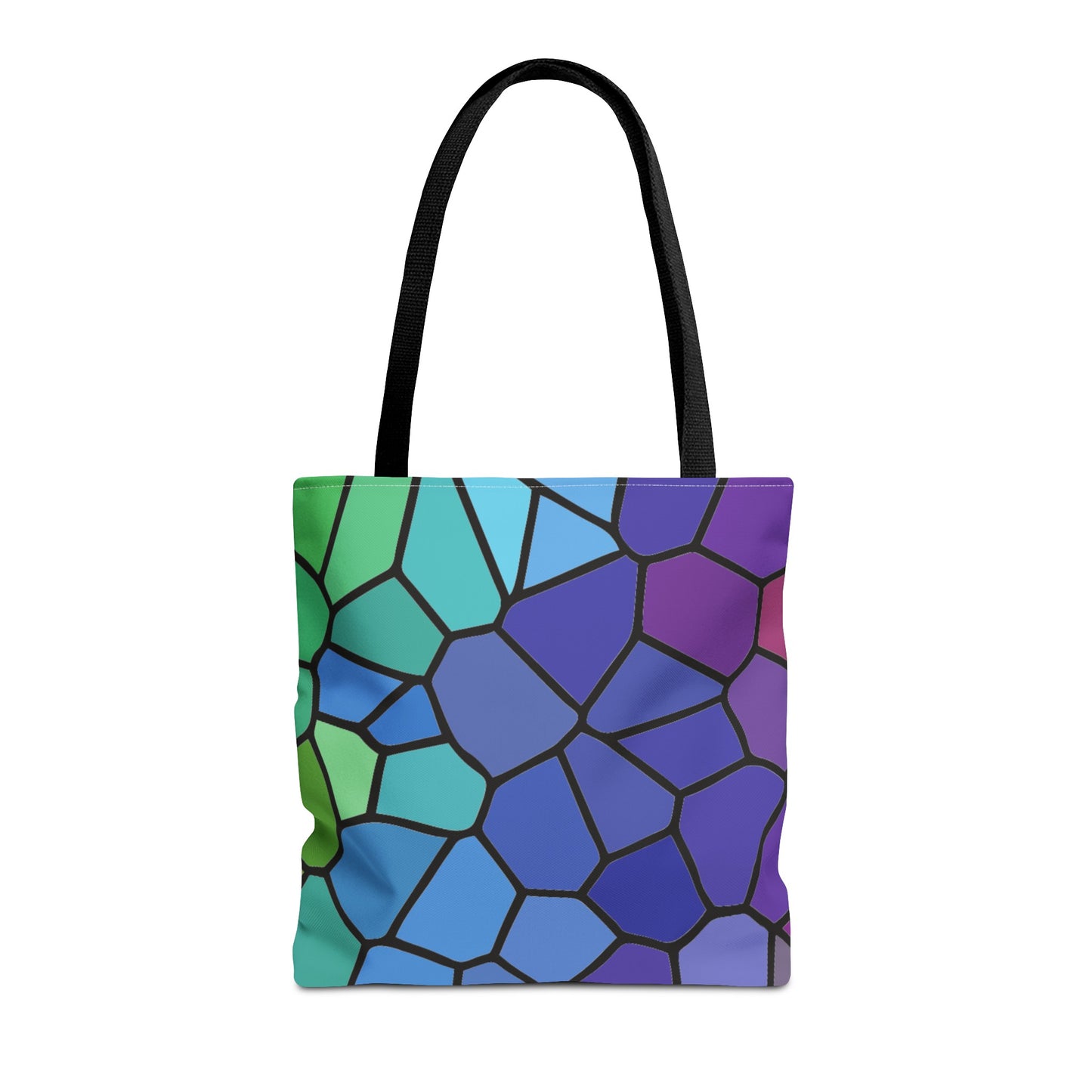 Dark Stained Glass Tote Bag