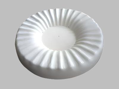 Large Round Spiral Plate (FF 246)