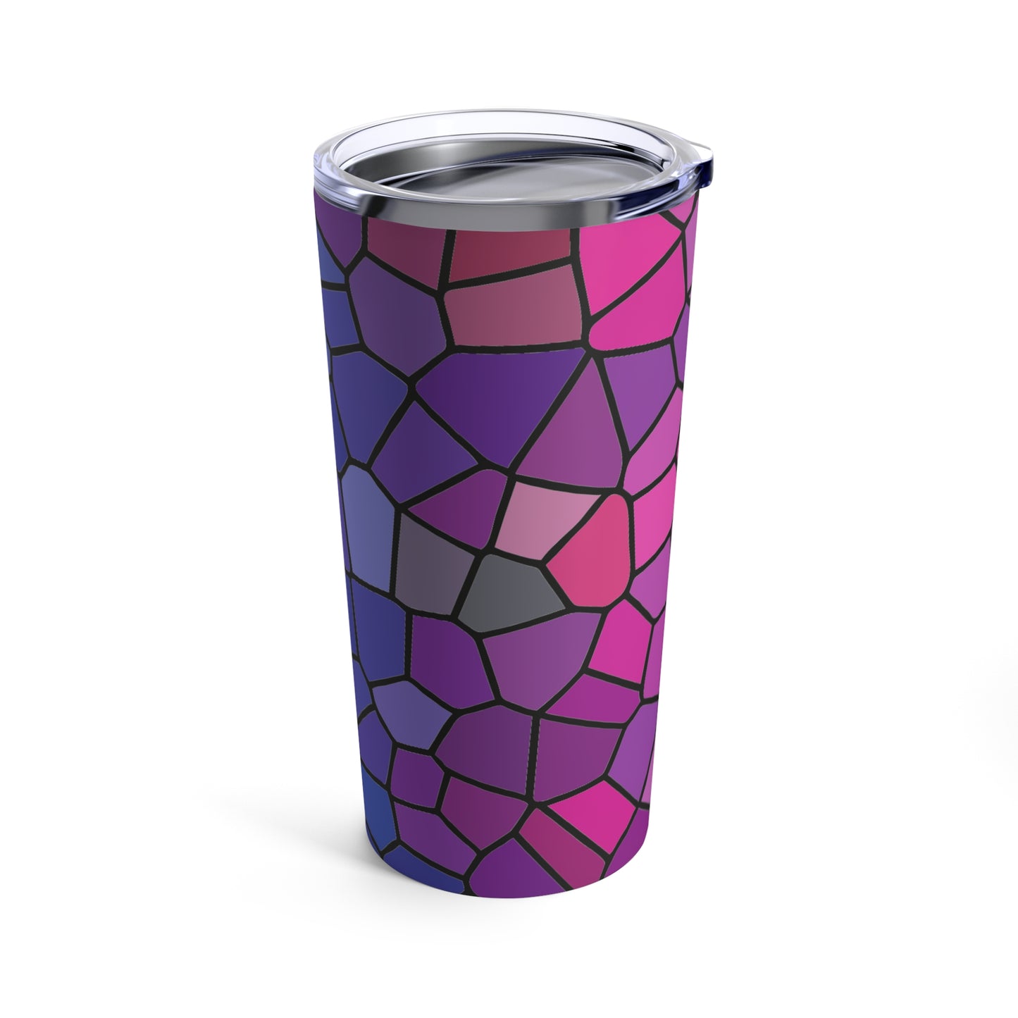 Dark Stained Glass Tumbler 20oz