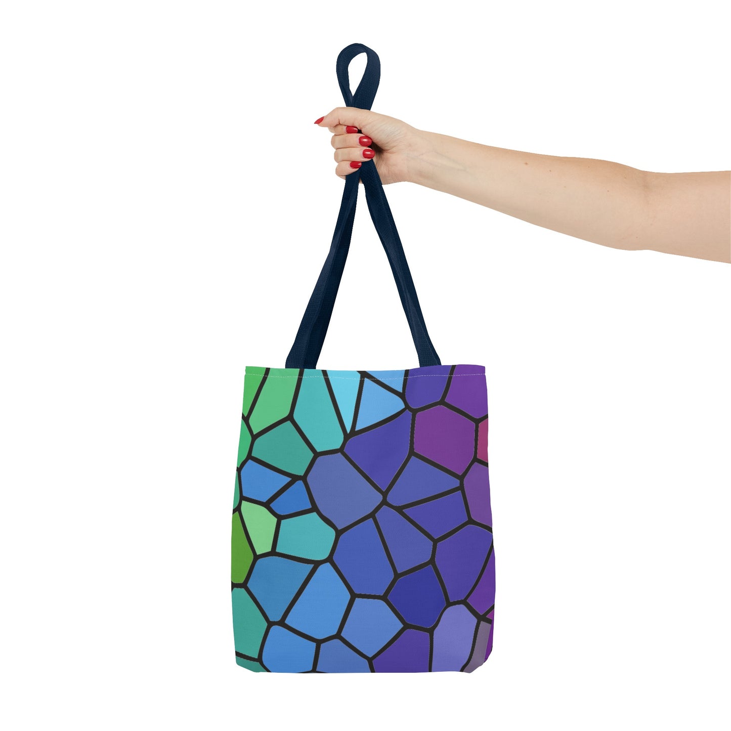 Dark Stained Glass Tote Bag