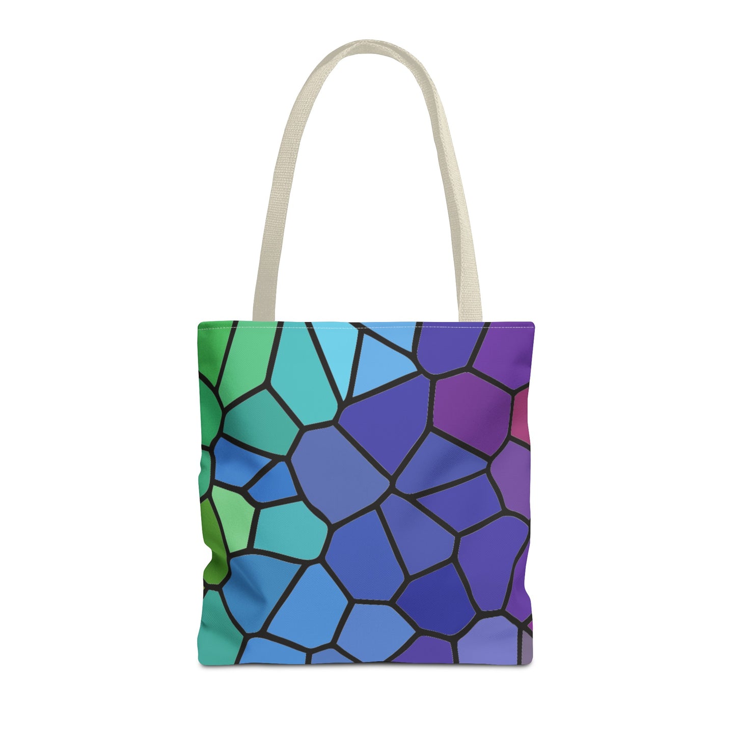 Dark Stained Glass Tote Bag