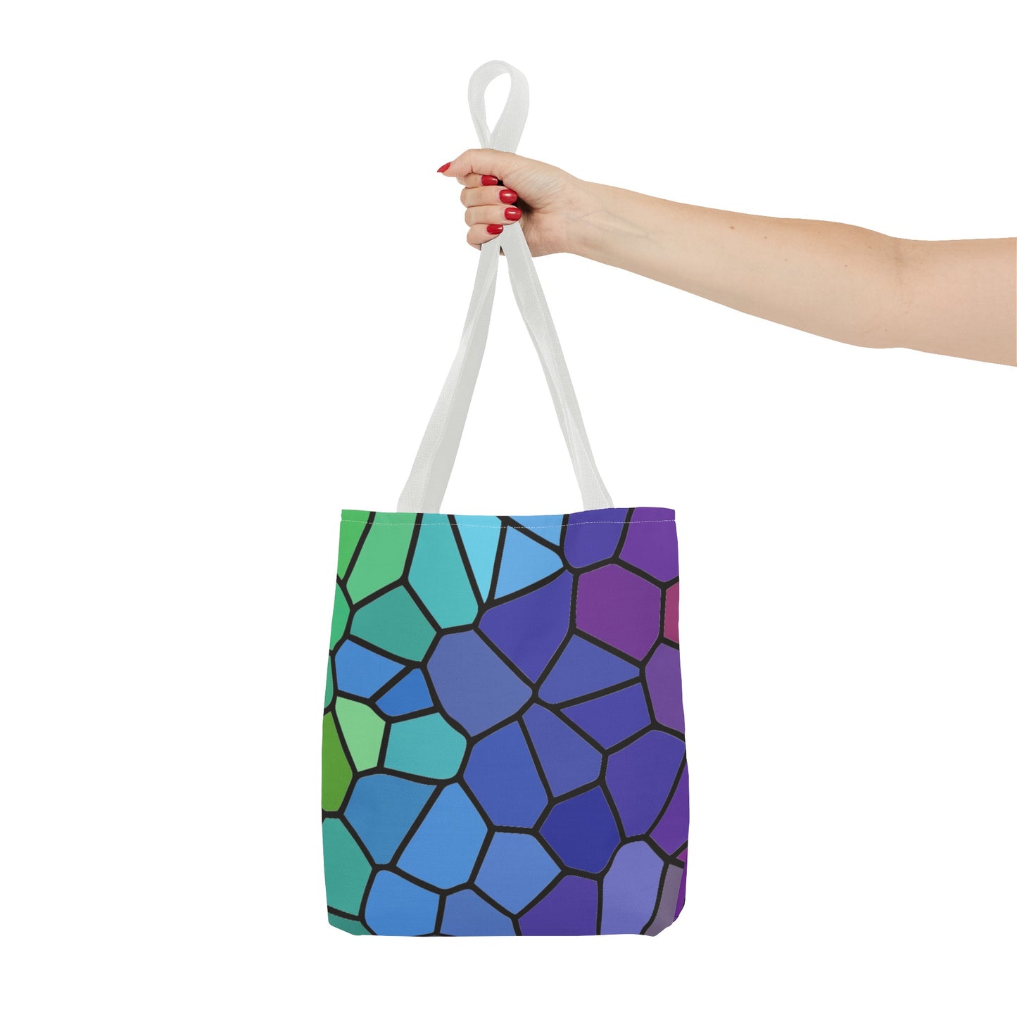 Dark Stained Glass Tote Bag