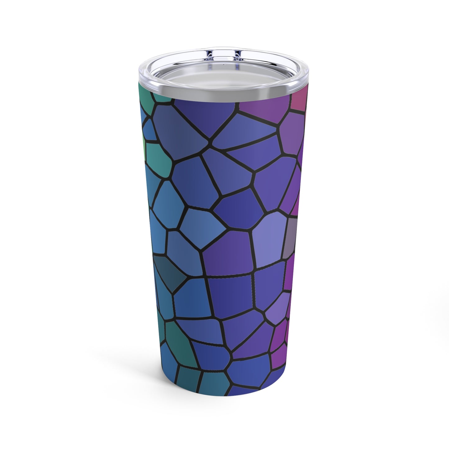 Dark Stained Glass Tumbler 20oz