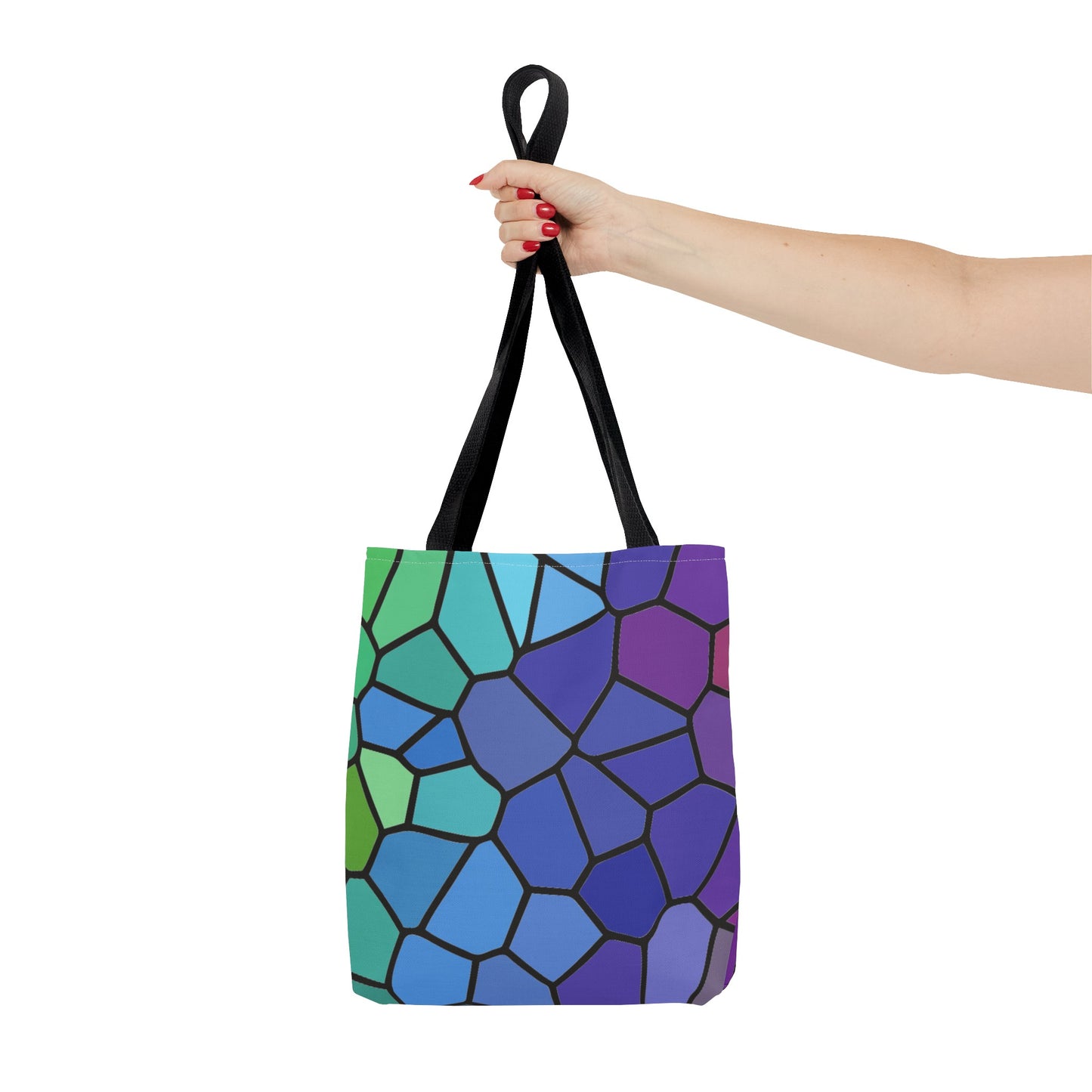 Dark Stained Glass Tote Bag