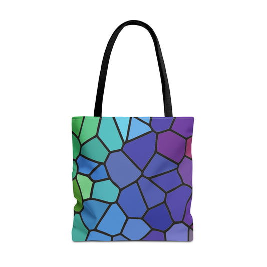 Dark Stained Glass Tote Bag