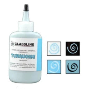 Glassline Turquoise, 2 oz.