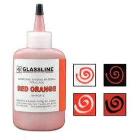 Glassline Red Orange, 2 oz.