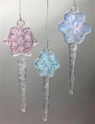 Snowflake Icicle Ornaments (CPI LF194)