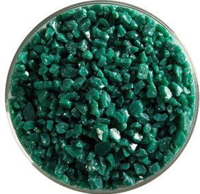 Jade Green, Opalescent, Frit