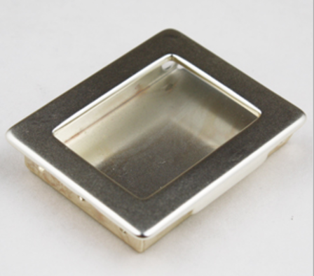 Gallery Pendant - Silver + Rectangle (6MM)