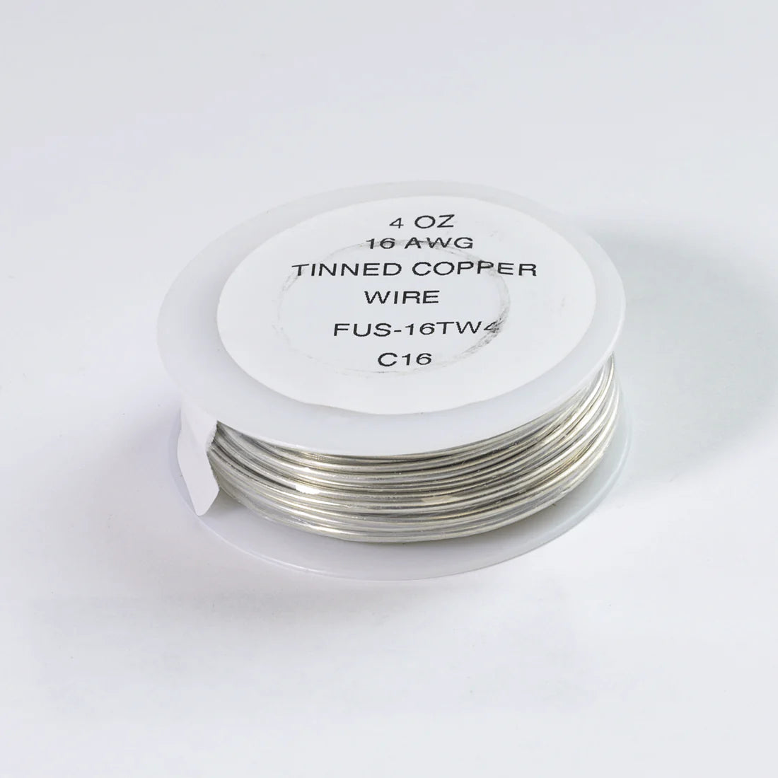 Tinned Copper Wire - 16 Gauge. 4 oz.