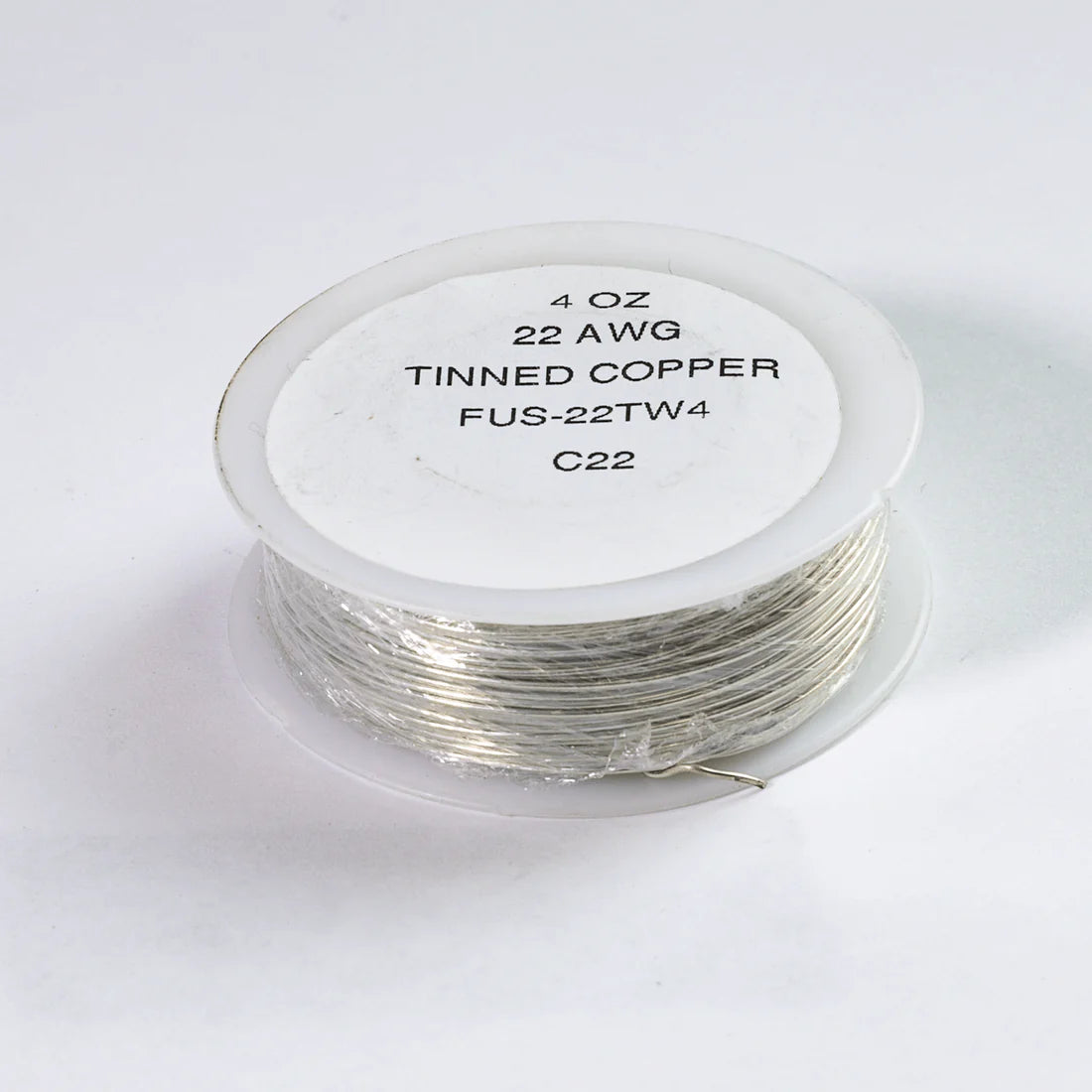 Tinned Copper Wire - 24 Gauge. 4 oz.