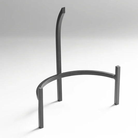 8" Wrought Iron Plate Stand