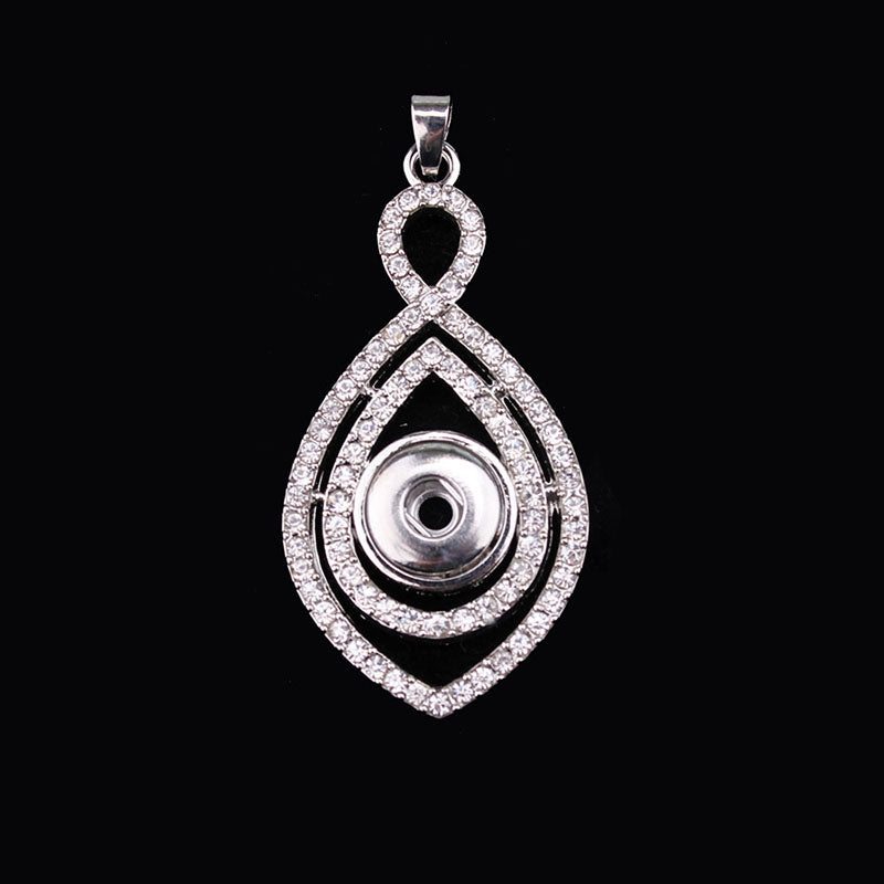 Pendant – Teardrop w/Rhinestones